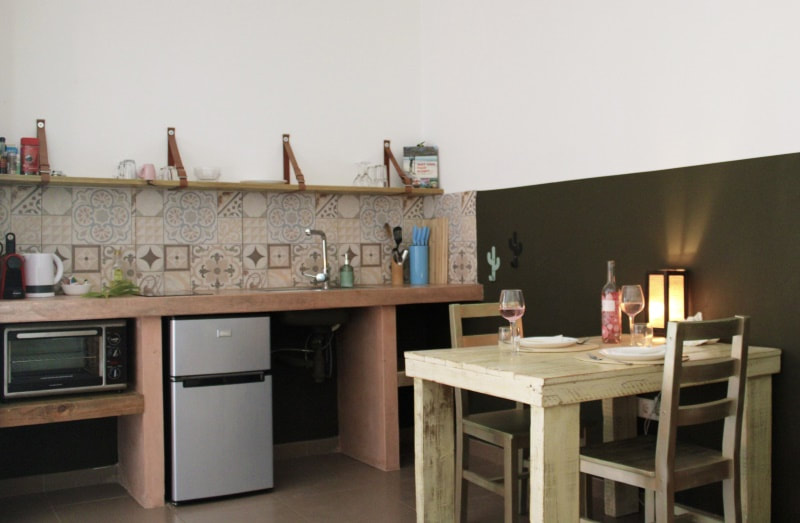Studio apartment Bonaire with kitchen